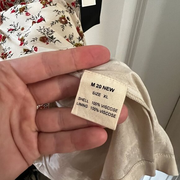 NWT Vineet Bahl Embroidered Blouse Size XL Color Cream Red - Picture 6 of 7